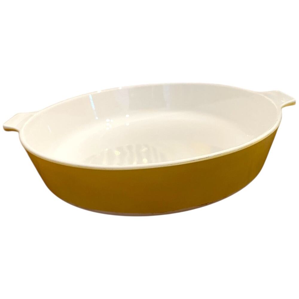 Vintage Corning Ware 10" Skillet Made in USA B-10-B No Lid Yellow